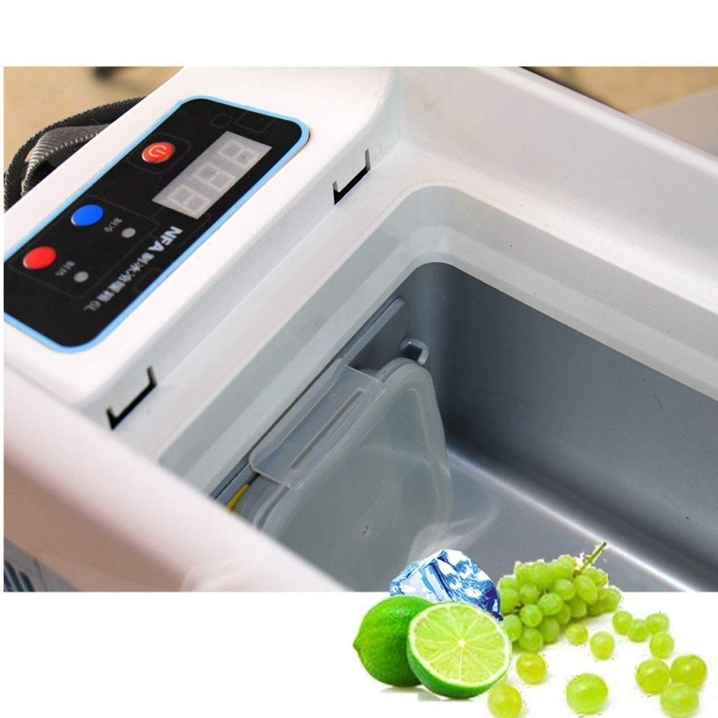 Frigorifero Portatile Mini Frigo for Auto - 12V Auto Scatola di Riscaldamento Congelatore - 8L Frigorifero Portatile for Auto, Viaggi, Campeggio Uso Esterno