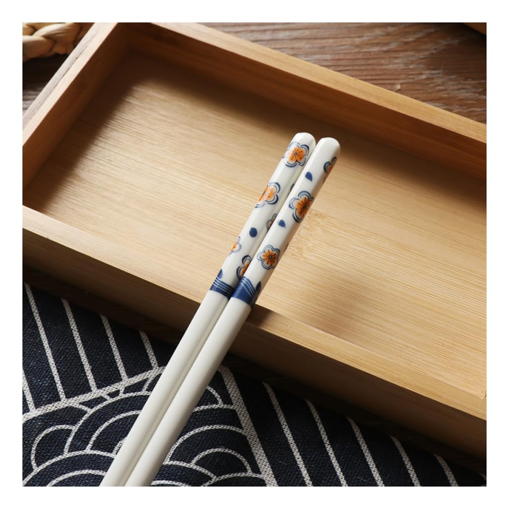 Ensembles-cadeaux de baguettes en porcelaine, baguettes réutilisables A