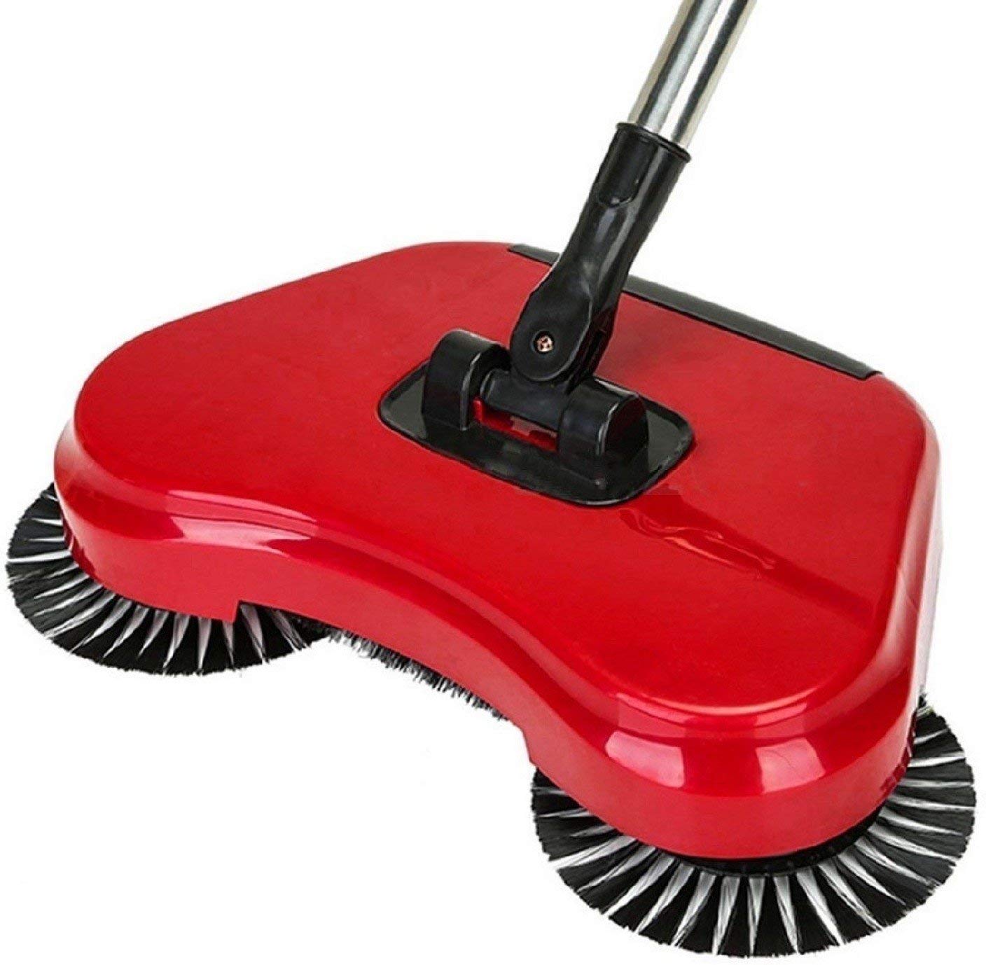 MARJI&ANUVRUTTI Multipurpose 360 Degree Rotating Brush Spin Hand Push Broom Sweeper Dust Collector Floor Surface Cleaning Mop