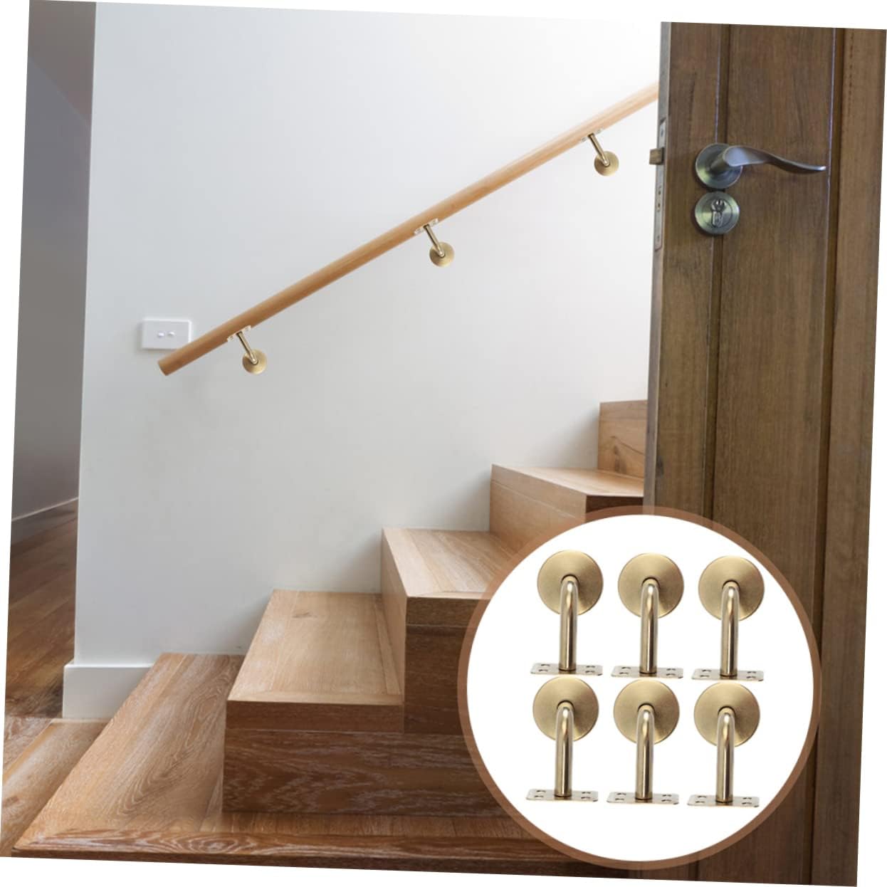 Heavy Duty Handrail Support Brackets Stair Handrail Bracket Indoor Stairs