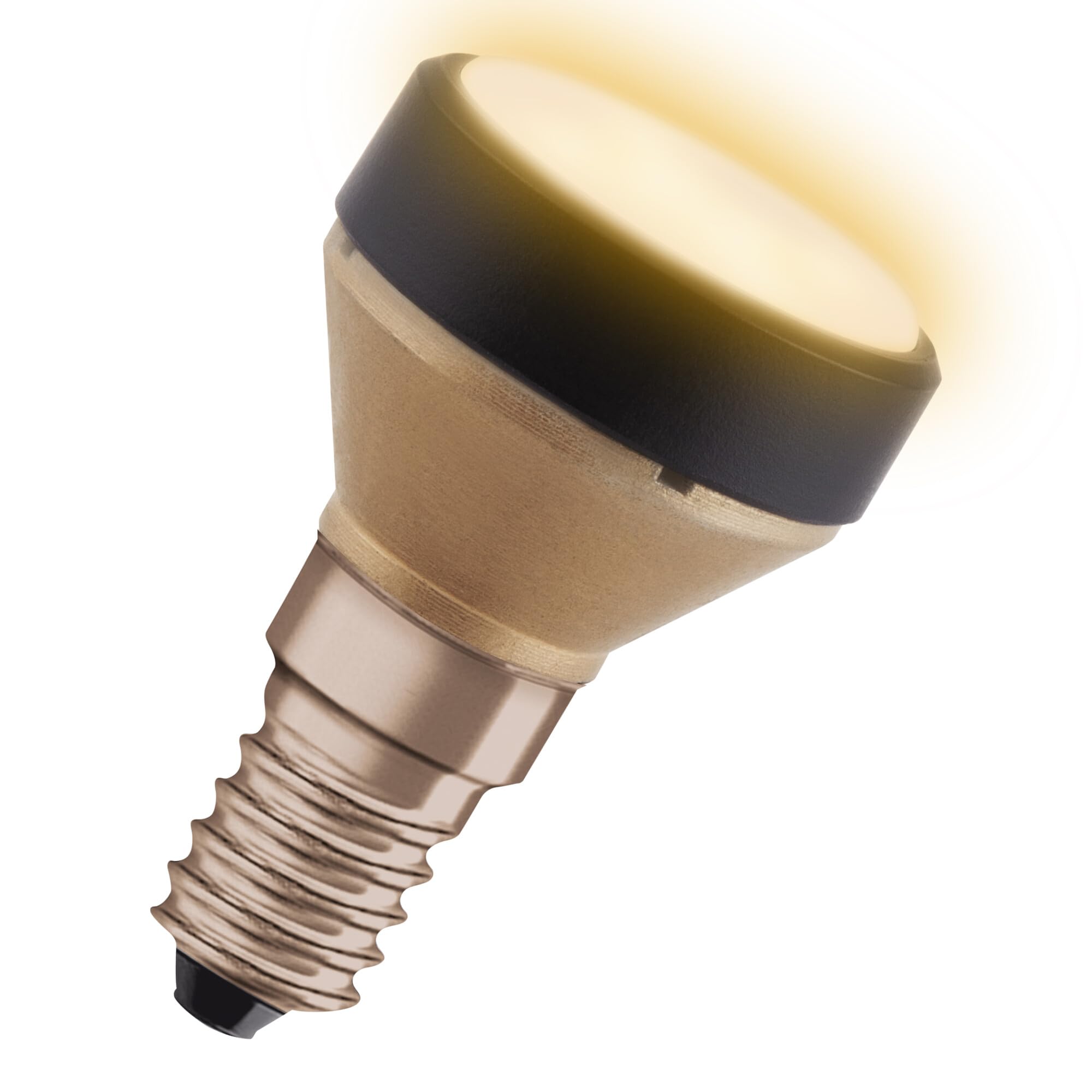 Osram Flat Lamp, ultra-kompakte und flache LED Lampe mit E27 Sockel, ersetzt herkömmliche 26W Glühbirnen, warmweiß (2700K), sparsam mit 3.5W Verbrauch, 3-stufig dimmbar per Wandschalter, 6er-Pack