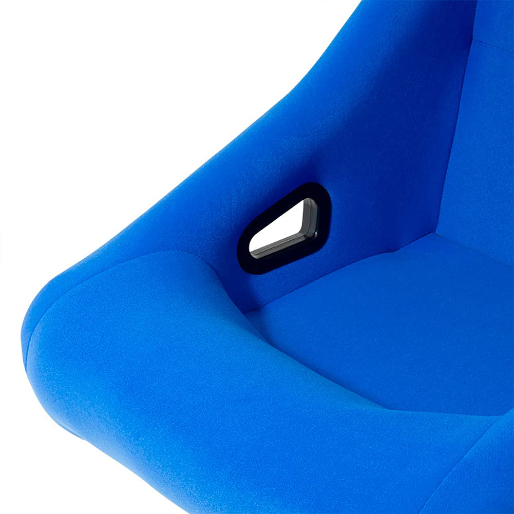 Sedile Sportivo 'Zandvoort' - Blu - Schienale Fisso - incl. Slitte