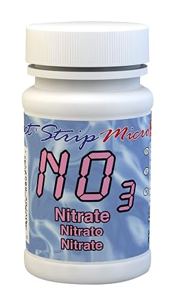 Industrial Test Systems eXact 486655 Micro NO3 Nitrate Strips, 0-45 ppm Detection Range Bottle of 50