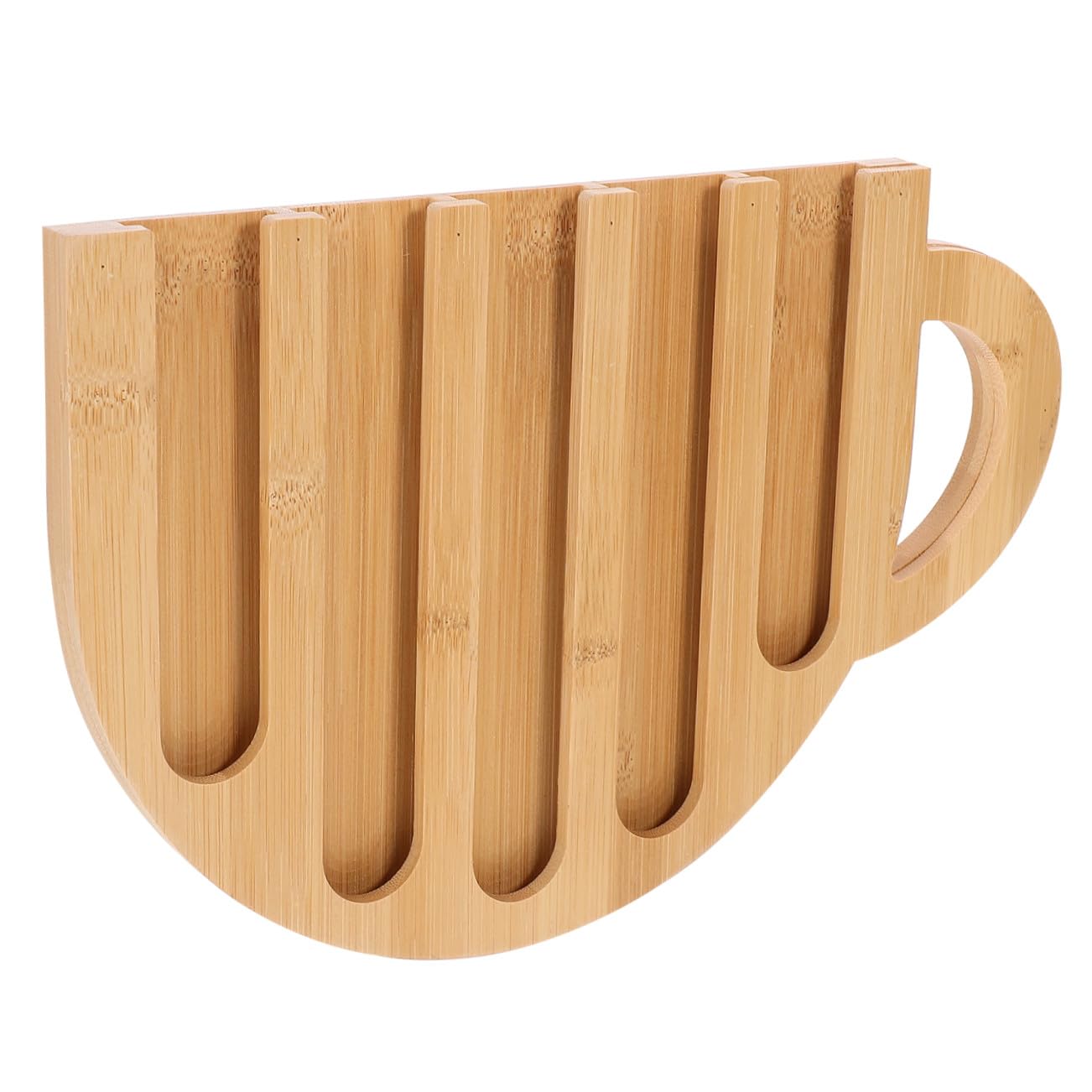 Estante Diseño Taza para Cápsulas de Café de Madera Beige | Organizador Creativo para Oficina y Hogar, Formato Estable y Compacto, Soporte de Exhibición Estilo Original