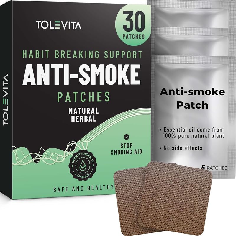 Anti-Smoke Herbal Quit Smoking Patches 7mg – 30 Patches, Reduce Cravings