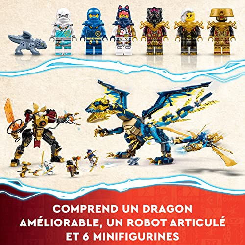 LEGO 71796 Ninjago Le dragon élémentaire vs le robot de 'impératrice - vue 5