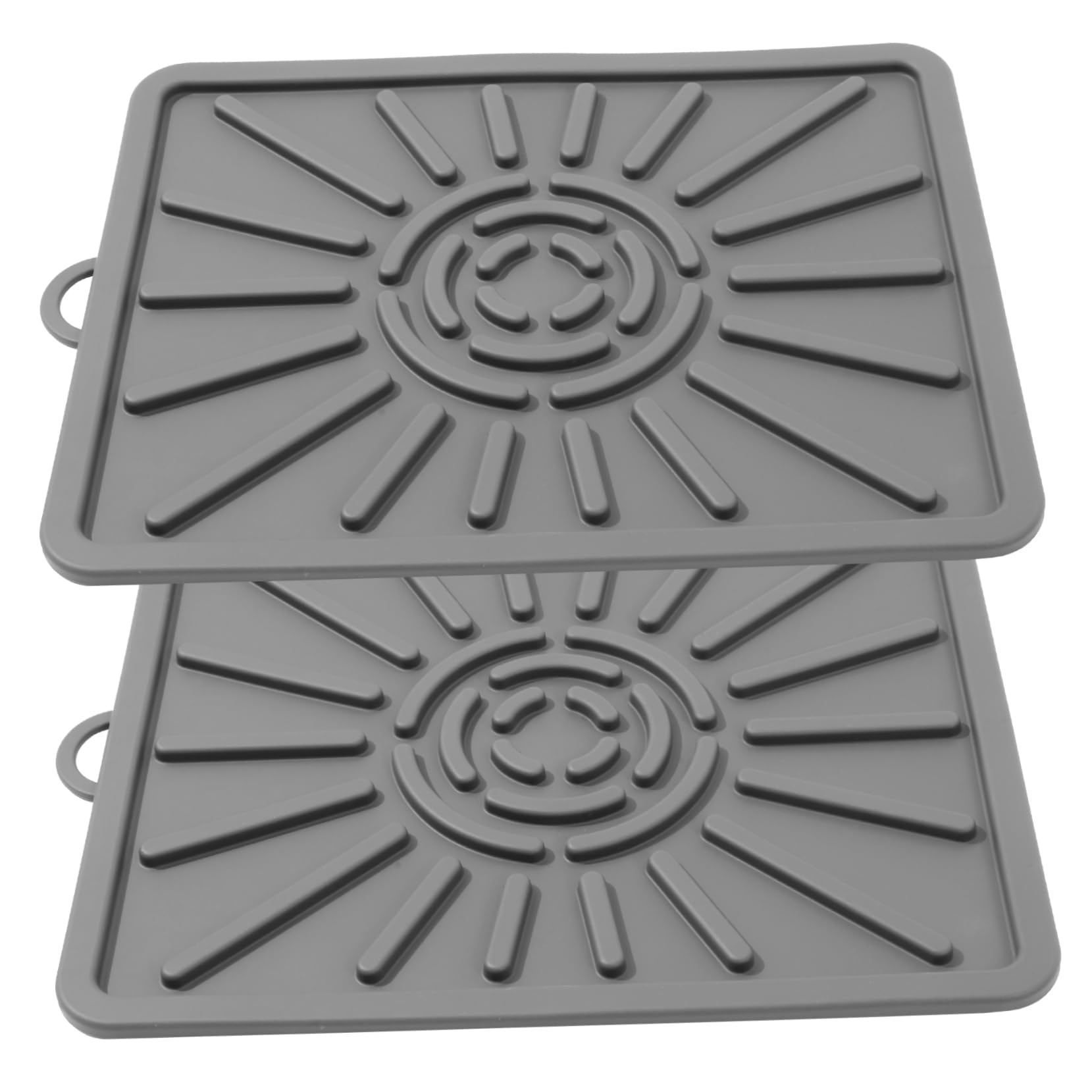 Milisten 2Pcs Silicone Cooking Mat Reusable Griddle Oil Drain Pad for Easy Cleanup for Air Fryers and Grilling Prevents Sticking and Grease