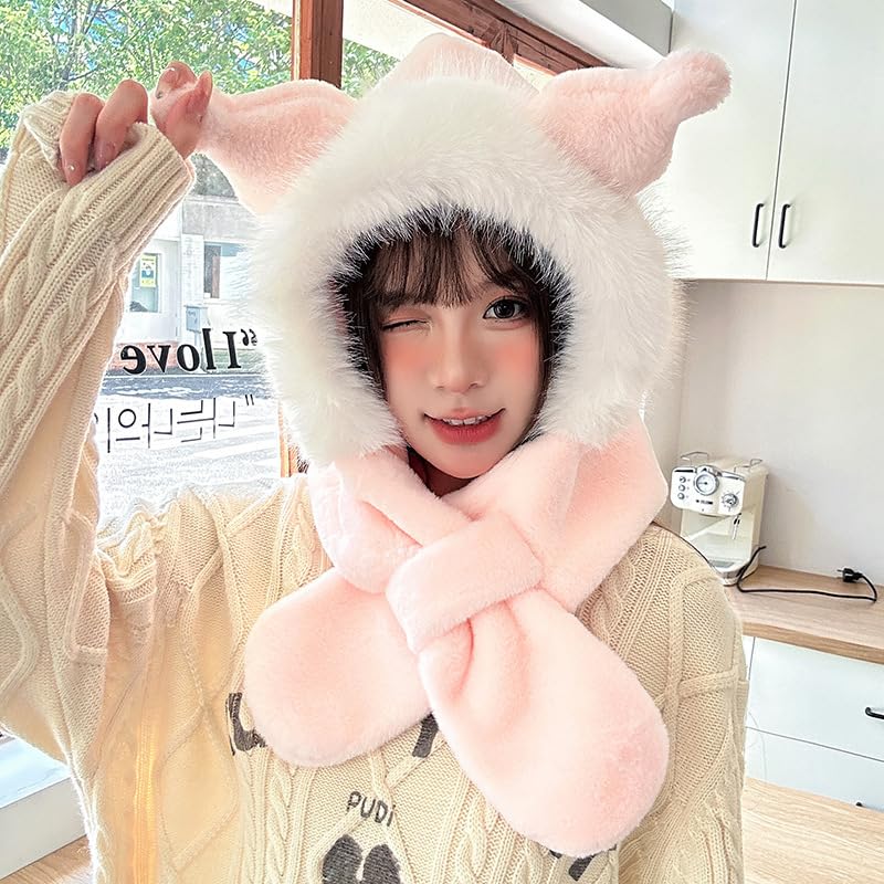 Amazon.co.jp: 2023冬のクロロ帽子マフラー3点セット韓国版100枚重ねの