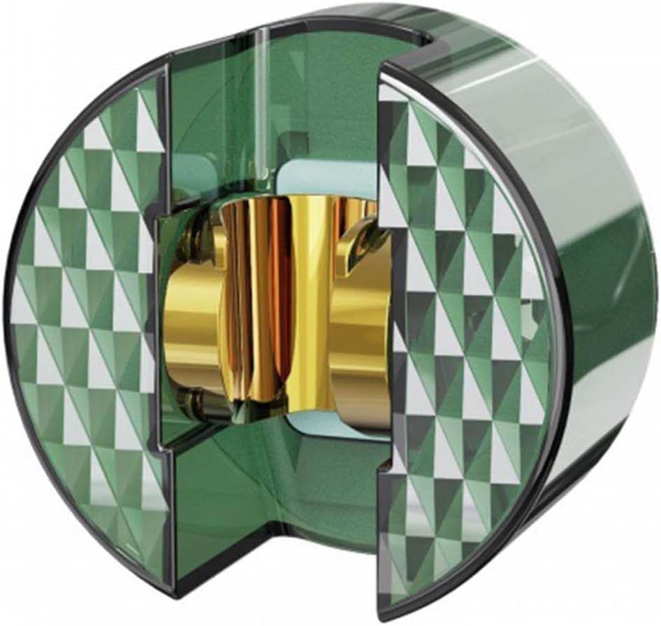 Support de douche universel vert adhésif sans couture rotatif à 120°