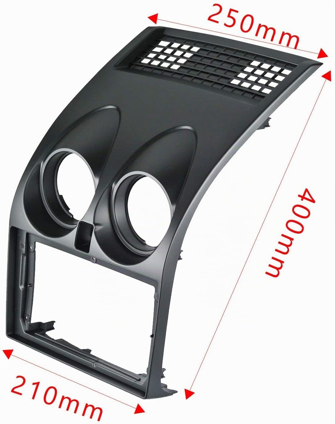 YUNTX 2-DIN Marco de plástico para Radio para Nissan Qashqai J10(2008-2014)