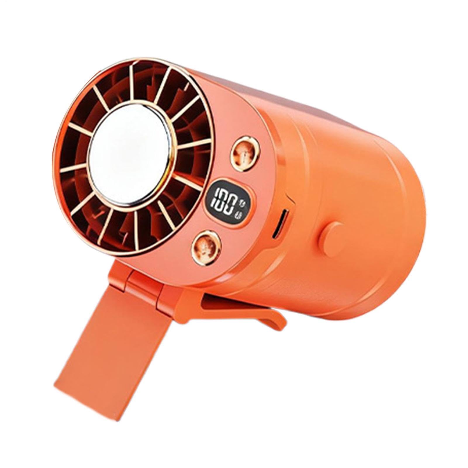 Ventilatore a Clip Silenzioso Ricaricabile Display Digitale 100 Velocità | Ventola portatile a batteria per Camera da Ufficio Scuola Scrivania Viaggio Campeggio Esterno Spiaggia Gita