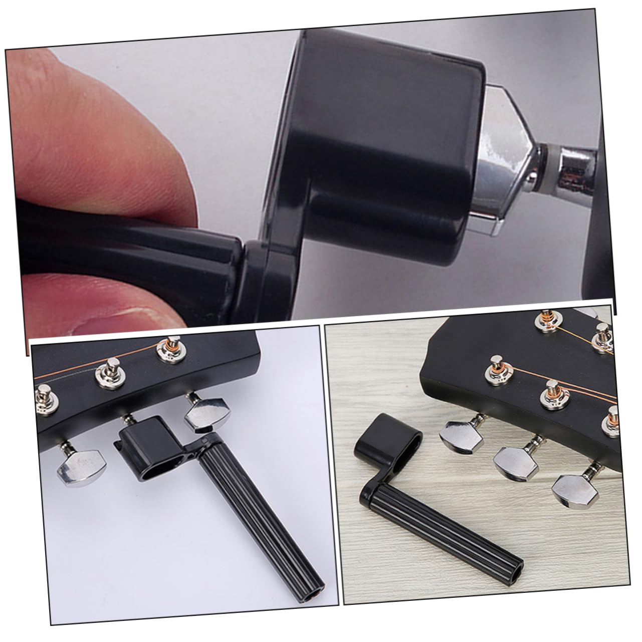ifundom Guitar Maintenance Tool Guitar String Winder Peg Winder Bass Violin Ukulele