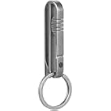 KeyUnity KM03 Titanium Keychain Clip Belt Loop Key Holder with Removable Key Ring for Duty Belt