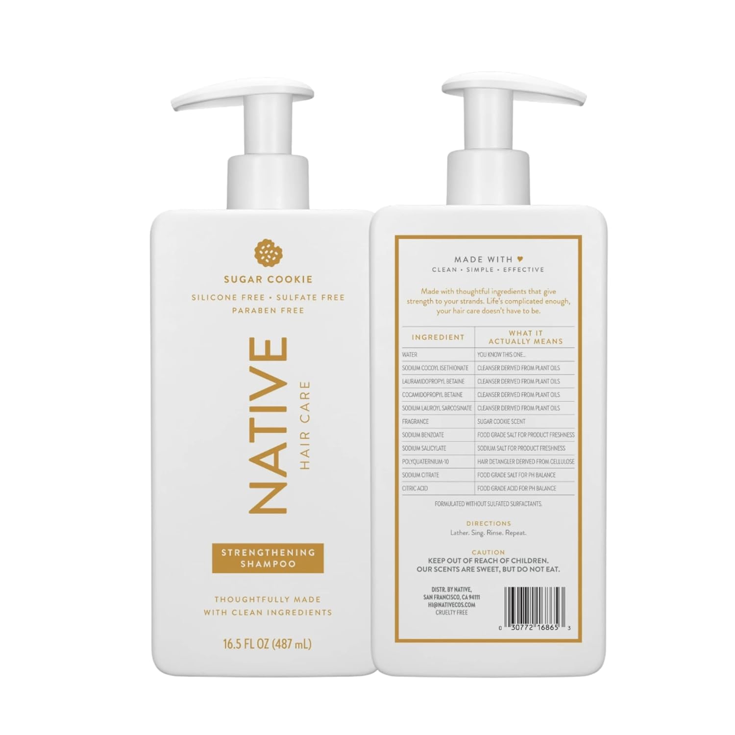 Native Shampoo & Conditioner Limited Edition Scents (Sugar Cookie)