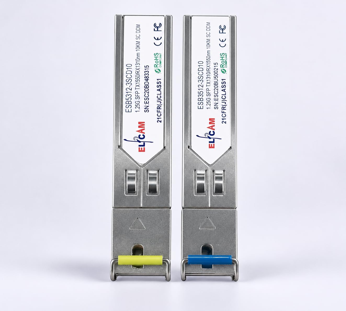 Modulo BIDI SFP 1,25G SC Monomodale 10KM DDM Compatibile Cisco Ubiquiti Huawei D-Link Mikrotik