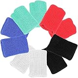 VICASKY 10pcs Ethereal Drum Finger Sleeves Soft Finger Protectors for Percussion Instruments Scratch Resistant Tips for Knocking Drumming