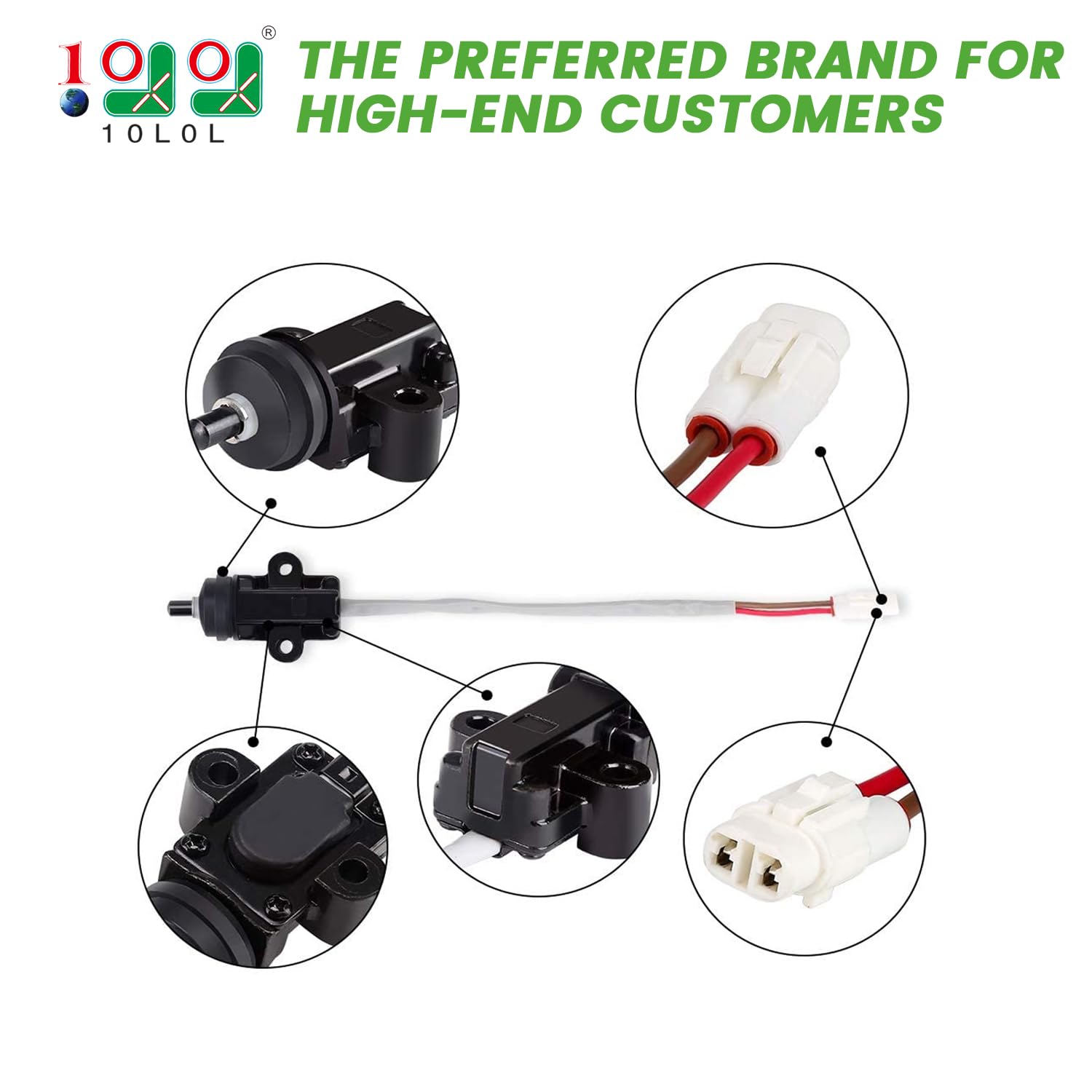 10L0L Golf Cart Stop Switch for Yamaha G14 G16 G19 G22 G29/Drive Gas & Electric, Yamaha Accelerator Micro Stop Switch OEM: JF7-82817-20,JF7-82817-20-00,JF7828172000