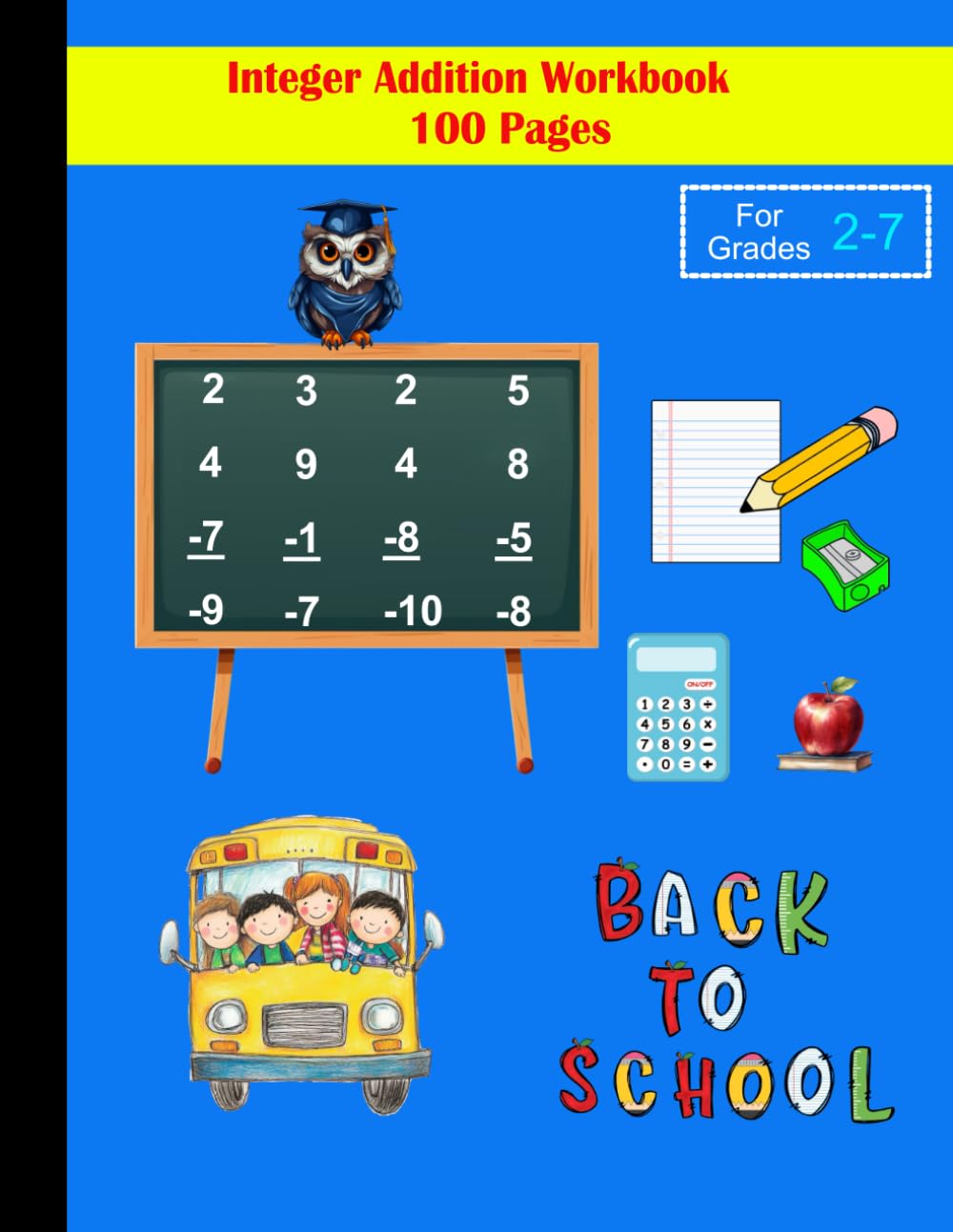 Integer Addition Math Workbook