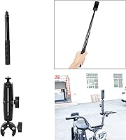 Vista 4 de PellKing Soporte de coche de succión para Insta360 x5, x4, x3, x2, x, One RS, R, compatible con cámara GoPro Max DJI OSMO 360, kit de montaje