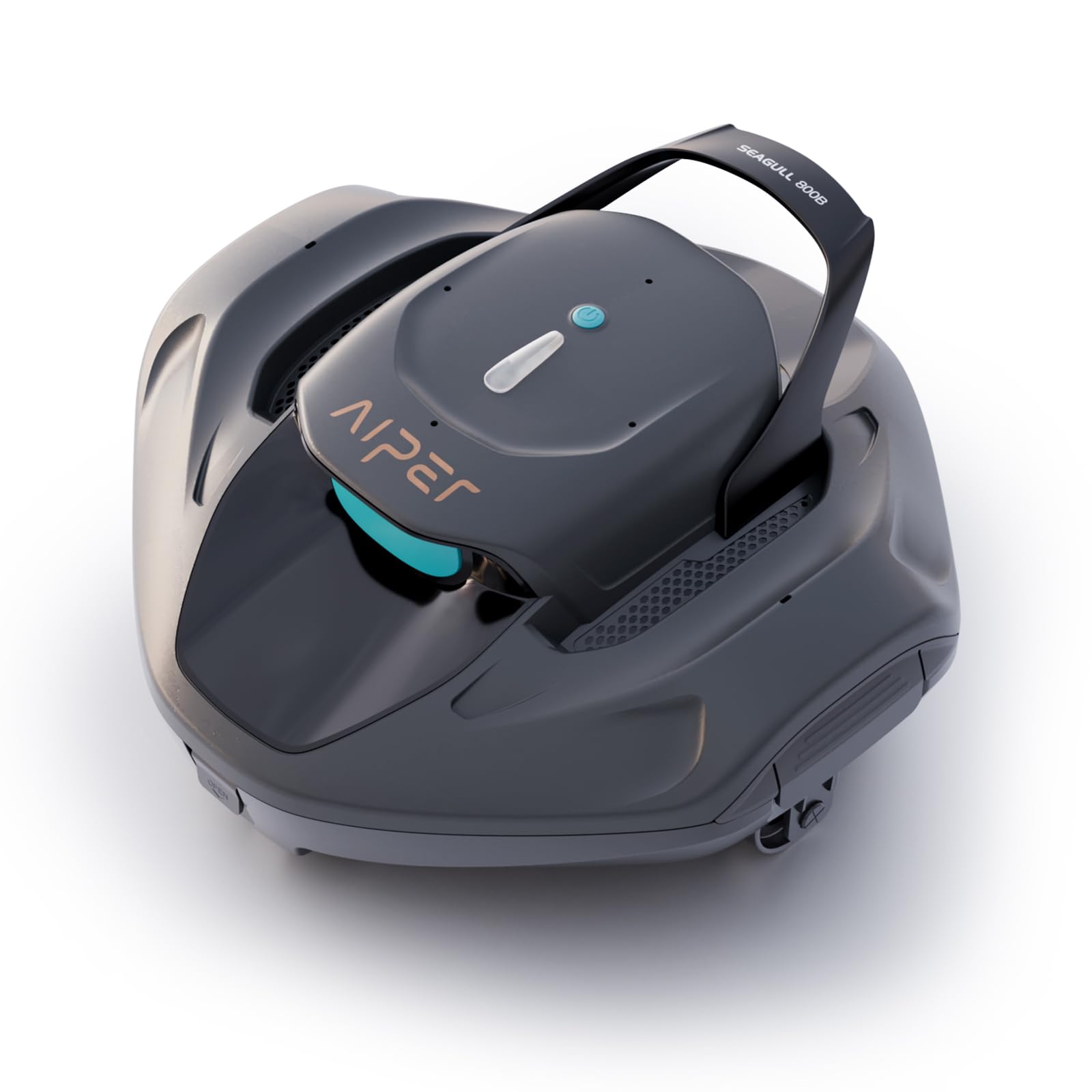 AIPER Seagull 800B Robot Piscina Sin Cable, Limpiafondos Piscina Automático con Succión Potente, 90 min Autonomía, Auto-Parking Inteligente, Indicador LED, hasta 80 m²