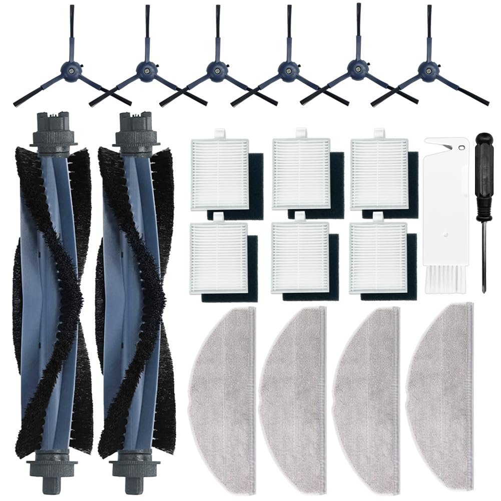 BukkitBow Accessoireset Geschikt Voor Eufy G50 & L60 Hybrid  SES  Met Hepa Filters Roller Zijborstels Mopdoeken Stofzakken Vervangingsonderdelen 17 Delige Set 1982879464