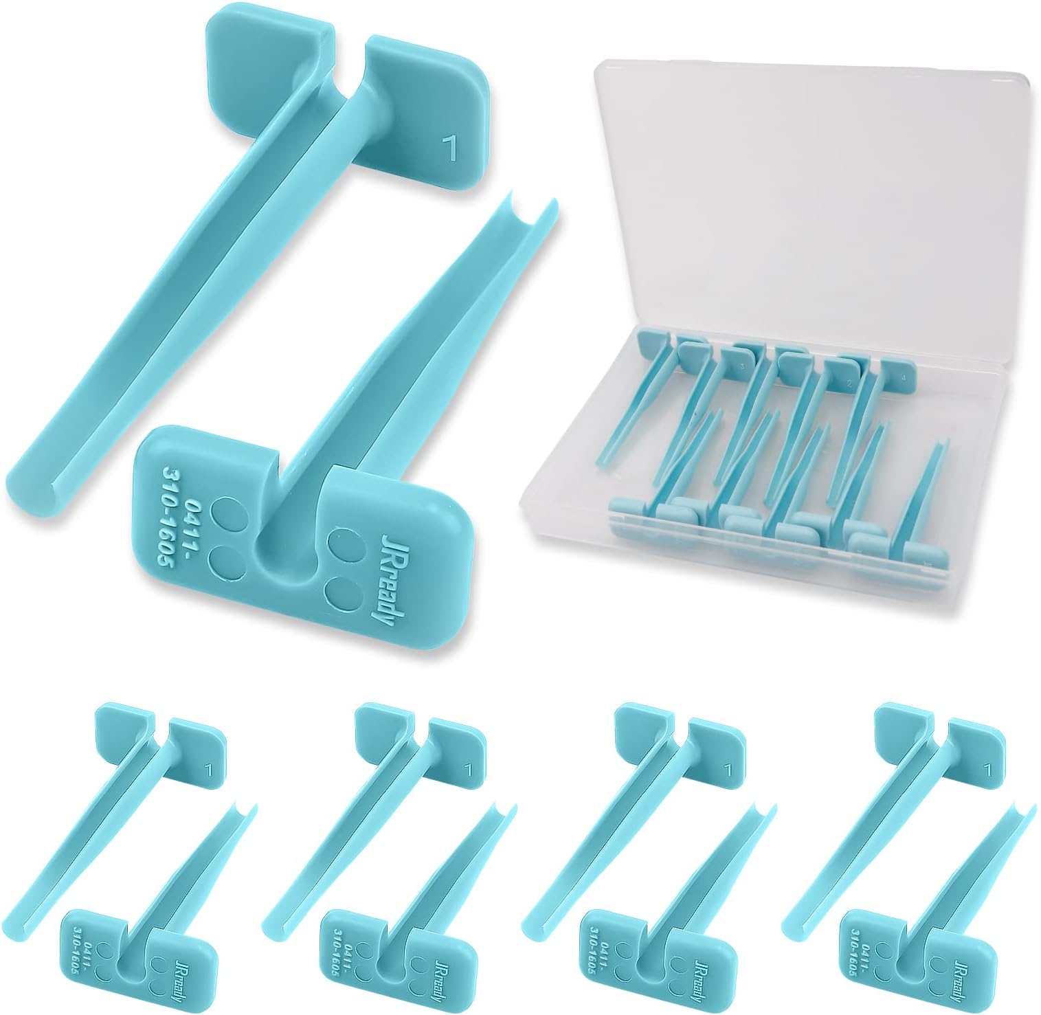 ST5337 Deutsch Pin Connector Terminal Removal Tool Kit,0411-310-1605 Suitable for HD10/HD20/HD30/DT Connector 16-18 AWG Size 16 Solid Stamped Contacts Pin Extractor Tool Set 10PCS