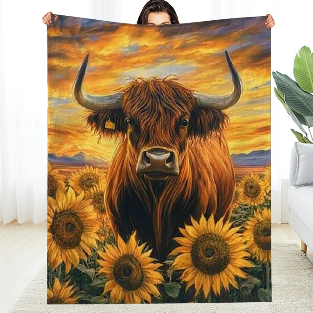 Couverture flanelle anti-déchirure pour canapé et voyage imprimé