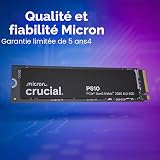Crucial P510 2TB PCIe Gen5 NVMe M.2 SSD - 6