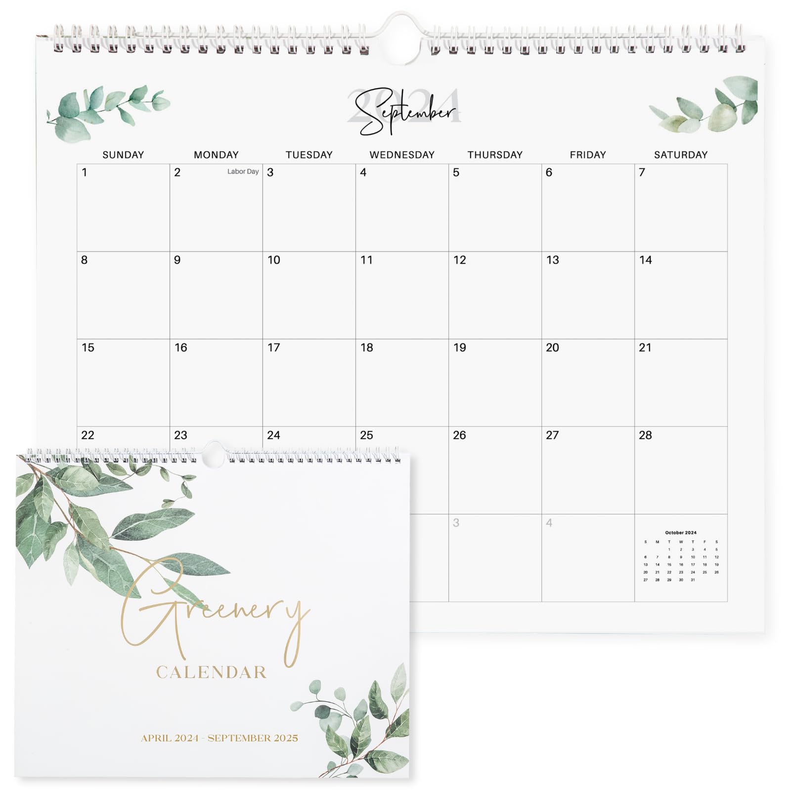amazon-com-wall-calendar-2024-2025-greenery-hanging-calendar-apr-2024-to-sep-2025-13-5-x-11-inches-monthly-calendar-for-wall-18-months-spiral-twin-wire-binding-wall-calendar-planner-large-writing-blocks-office-products