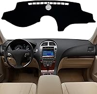 Vista 1 de Funda para salpicadero interior compatible con Lexus ES240 ES350 Sedan 2007-2012, protector de alfombra (borde negro)