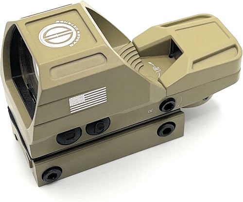 Veteran Owned Company-DD119X - Bandera de batalla con punto rojo, mira reflejo, (no para montaje de pistola) mira refleja óptica de punto rojo disponible en Yaxa Colombia