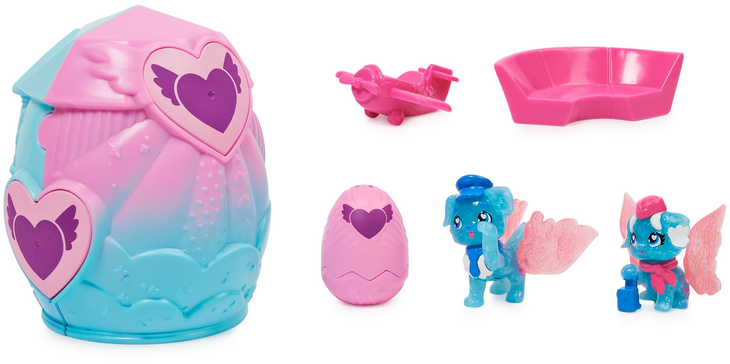 Hatchimals 6063120 CollEGGtibles zestaw rodzinny do zabawy z 3 postaciami i do 3 niespodziankami dla niemowląt (styl może się różnić), zabawki dla dzieci od 5 lat