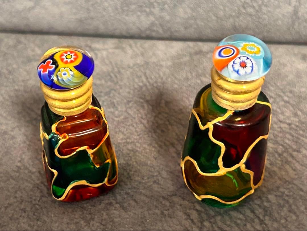 ベネチアングラス 香水瓶 2個セット - FIRAWASPORT.COM