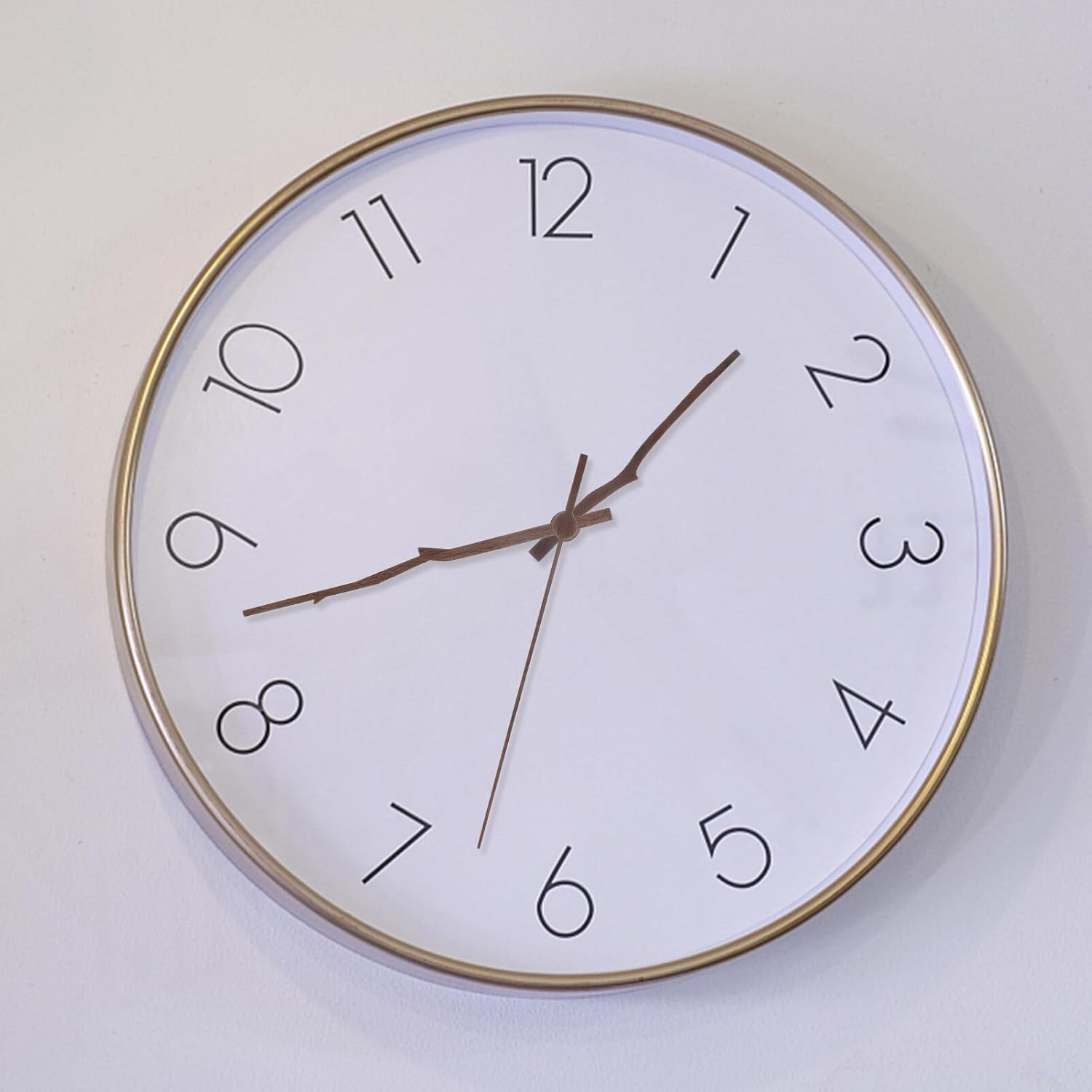 Uonlytech 5 Sets Wooden Clock Hands Replacement for Wall Clock DIY Repair Kit Black Walnut Finish