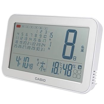 カシオ CASIO多機能カレンダー時計 電波 掛け置き兼用 IDC-900NJ カシオ CASIO多機能カレンダー時計 電波 掛け置き兼用 IDC-900NJ