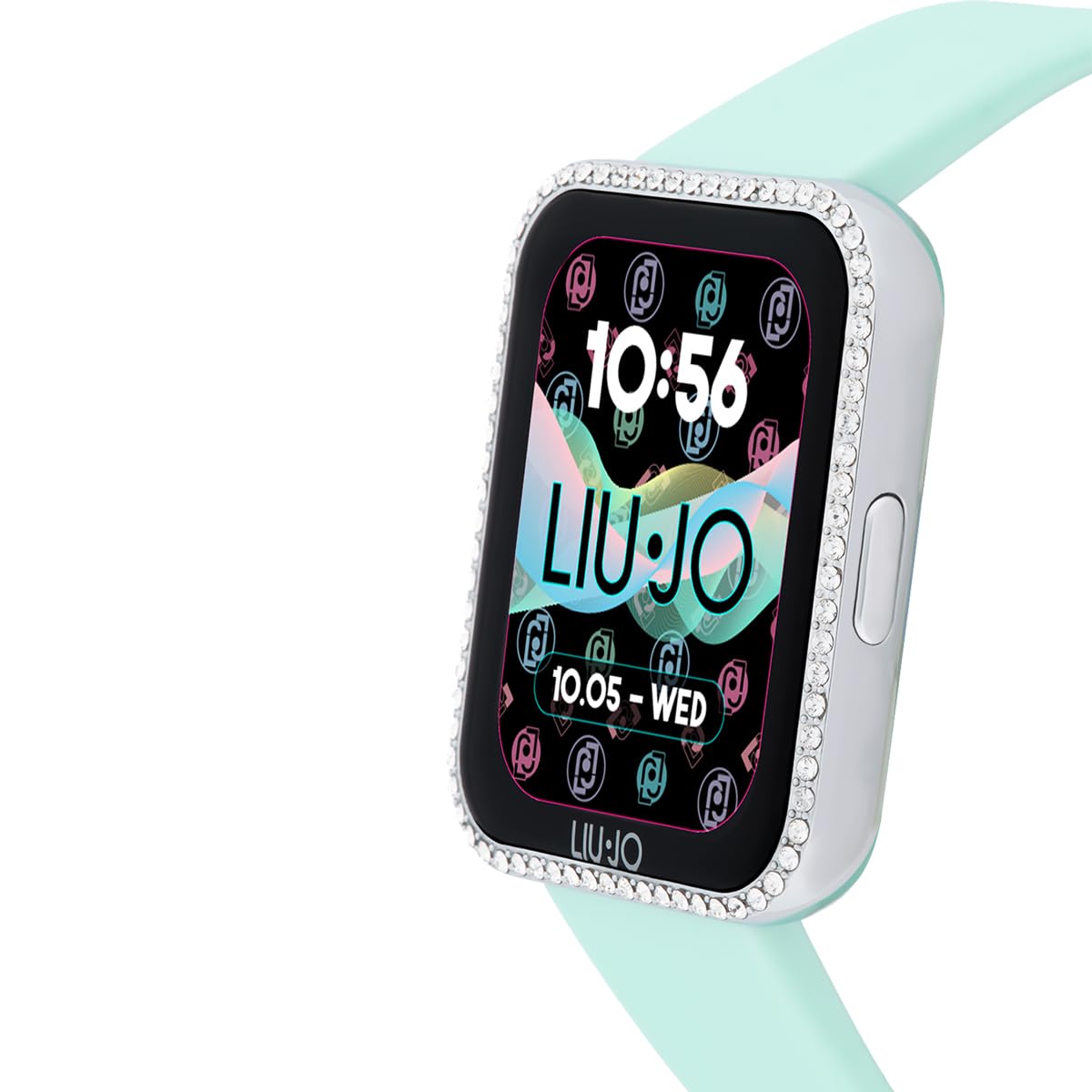 Liu Jo - Smartwatch da donna in Gomma - Mini Slim SWLJ164 - Display da 1.65" Amoled - Compatibilità con iOS e Android - Funzione Fitness - Chiamata vocale tramite dispositivo - Impermeabile IP67