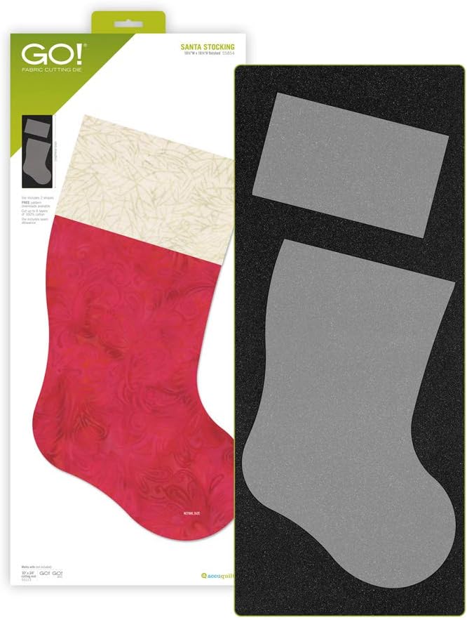 Accuquilt GO! Santa Stocking Die
