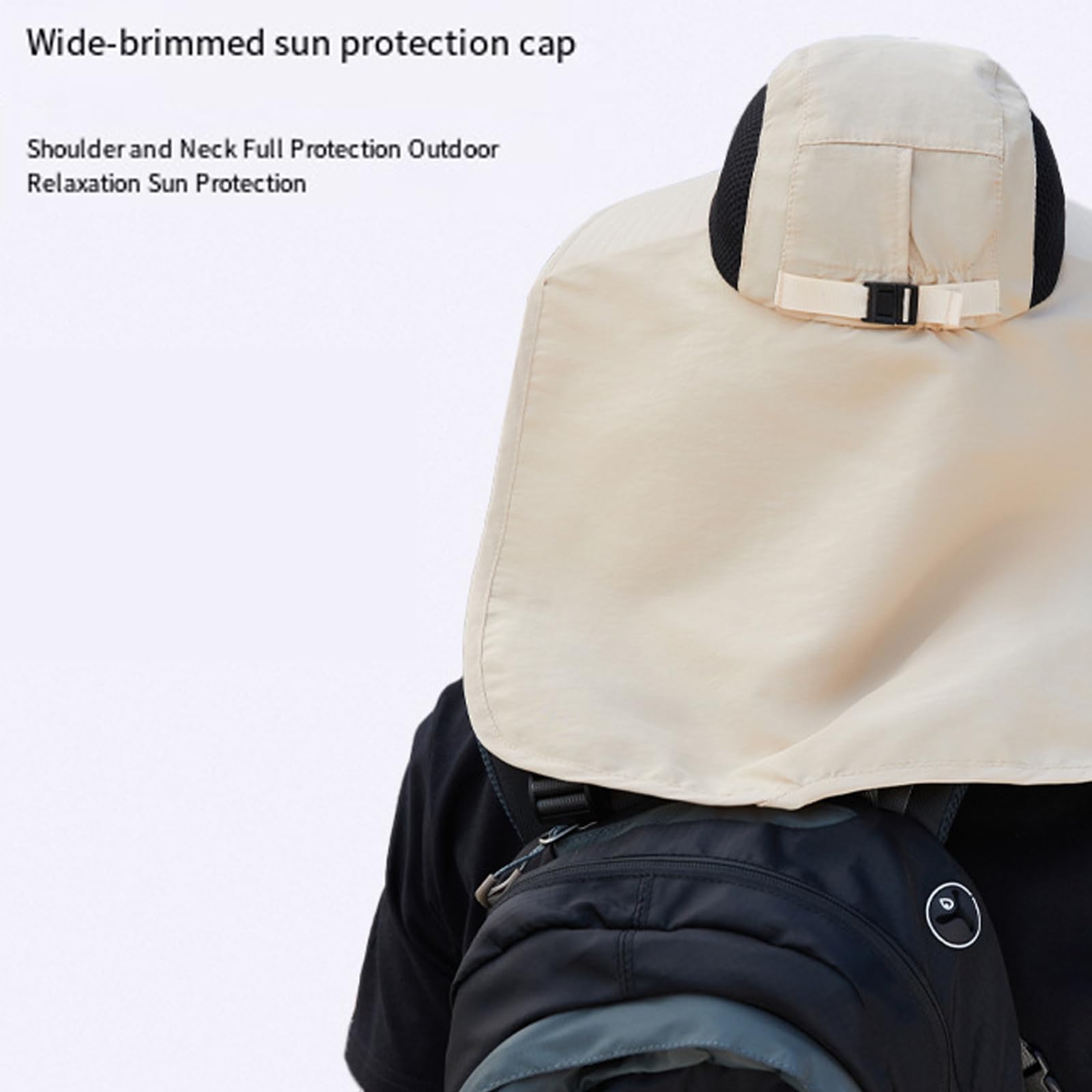 Chapeau de soleil portable pliable et respirant pour le jardinage et la plage