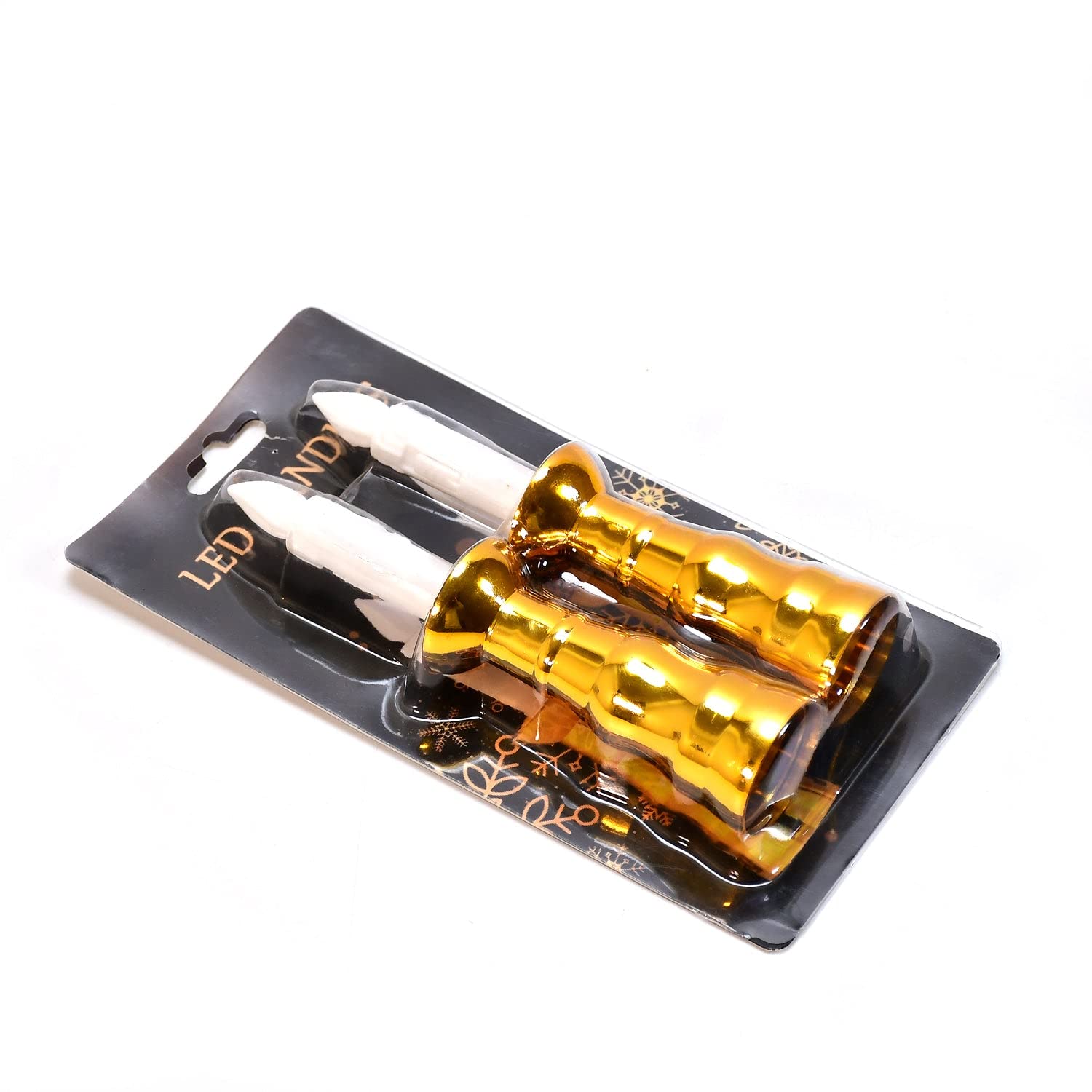 wiese 2pcs LED Candle Light Candles Flameless Lamp Indoor Window Decoration Wedding Party Decor Light