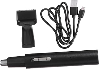 FRCOLOR 1 Set Electric Nose Hair Sideburns Trimmer for Men Mens Face Trimmer Men's Electric Shaver Ear Hair Shaver Painless Ear Hair Clipper Nose Hair Cutter Abs Black Nose Hair Cleaner