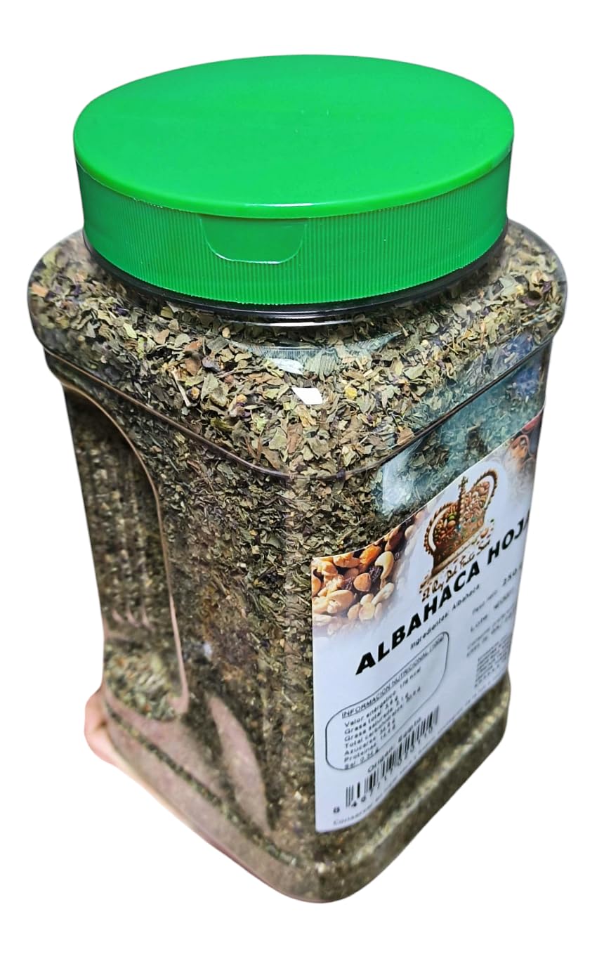 Albahaca 250 gr El Rey del Fruto Seco Hierba Aromática Natural Rica en Antioxidantes