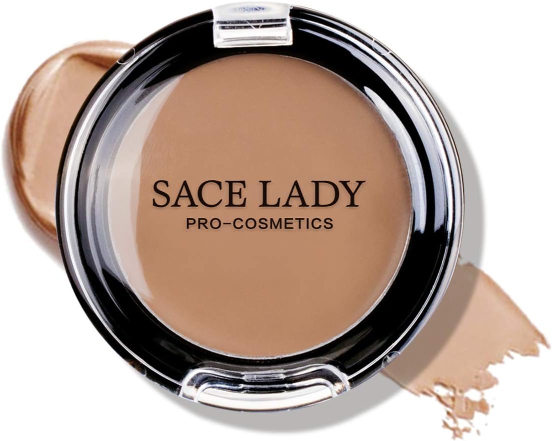 Full Coverage Concealer Cream Makeup, Waterproof Matte Smooth Concealer Corrector Long Lasting for Dark Spot Under Eye Circles Cover, 6g/0.2Oz (#50 Warm Natural)