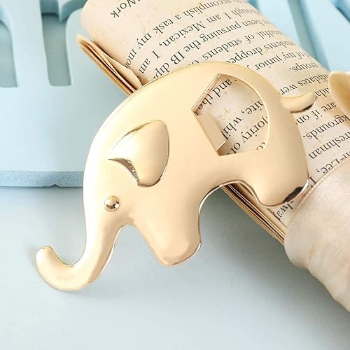 Miniatura 3 de Paquete de 12 abrebotellas para baby shower, recuerdo de fiesta para invitados, abrebotellas con forma de elefante, regalos de baby shower,