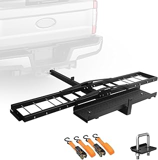 Porte-Moto pour Attelage, Porte-Moto Tout-Terrain, Récepteur de 5 Cm/2