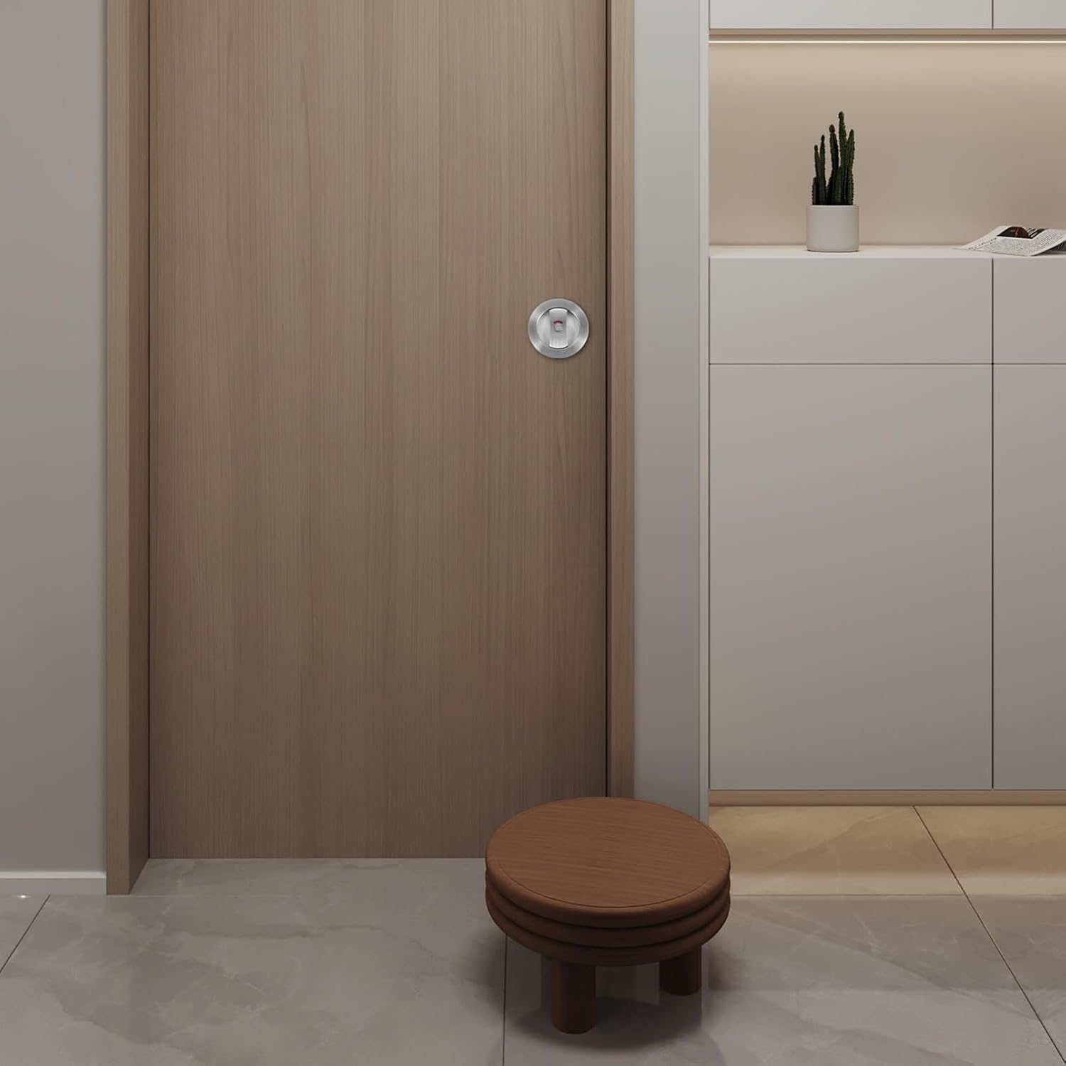 jojofuny Pocket Door Lock Privacy Latch Interior Door Hardware for Easy Installation and Effortless Sleek