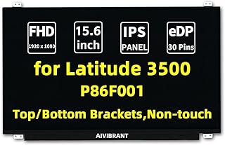 AIVIBRANT New Screen Replacement for Dell Latitude 3500 P86F001, FHD 1920x1080, Anti-Glare, LCD LED Display