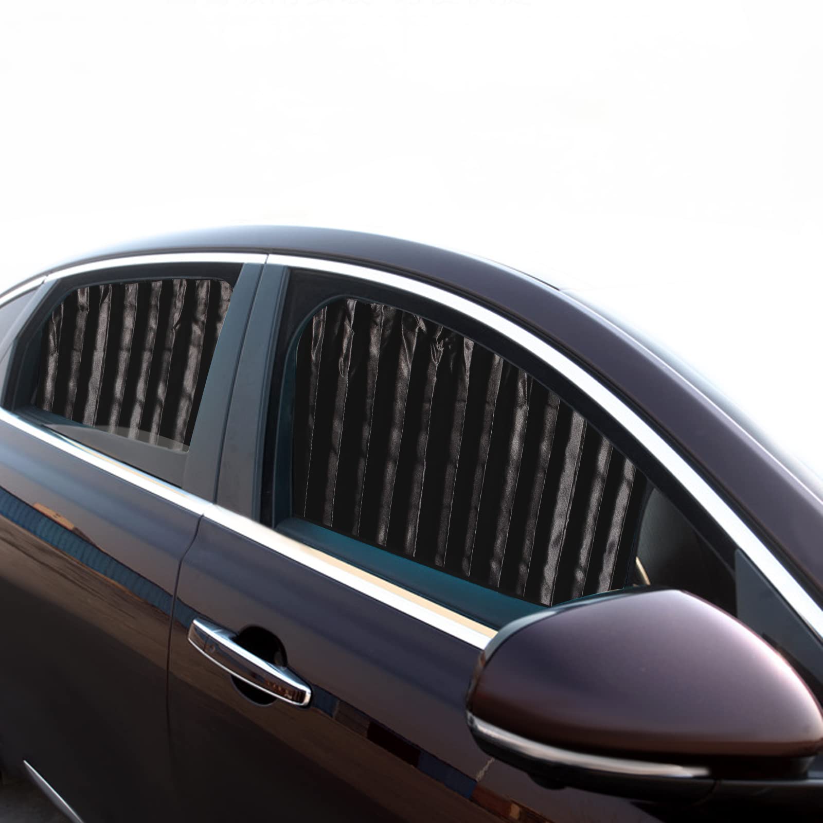 Amazon.co.jp: ZATOOTO 車 カーテン マグネット プリーツ式 サイド 車