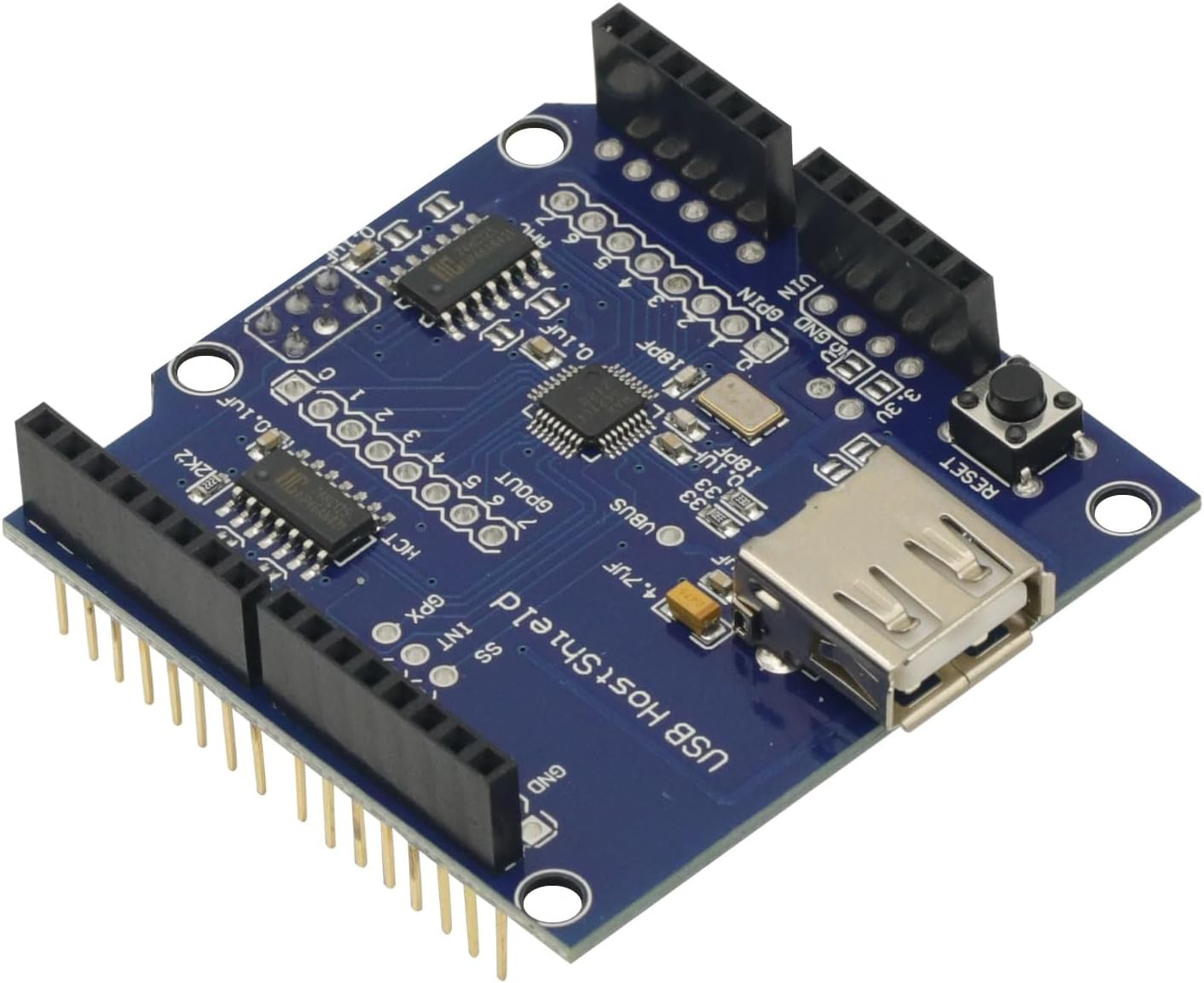 Arduino Usb A Protector Amazon.com: USB Host Shield for Arduino UNO MEGA ADK Compatible for ...