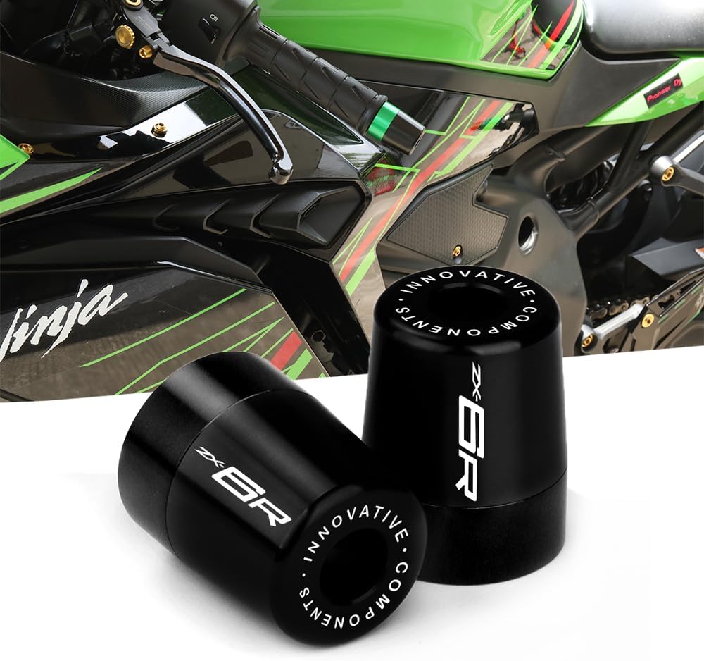 Motorcycle HandleBar Ends Fit For Ninja ZX-6R - 2024 2025 + | Ninja ZX-6R Handle Bar End 2024 ZX6R HandleBar 2025 ZX6R Accessories BK