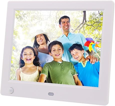 CWHALE Zoll Digitaler Bilderrahmen Full Display Weitwinkel Elektronischer Bilderrahmen mit Fernbedienung E-Book Kalender GeschenkauswahlWhite CWHALE Zoll Digitaler Bilderrahmen Full Display Weitwinkel Elektronischer Bilderrahmen mit Fernbedienung E-Book Kalender GeschenkauswahlWhite